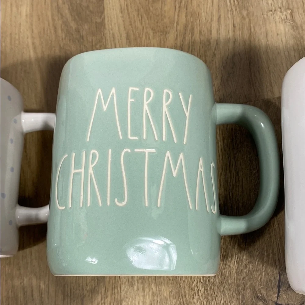 3 Rae Dunn Artisan Collection by Magenta Christmas mugs